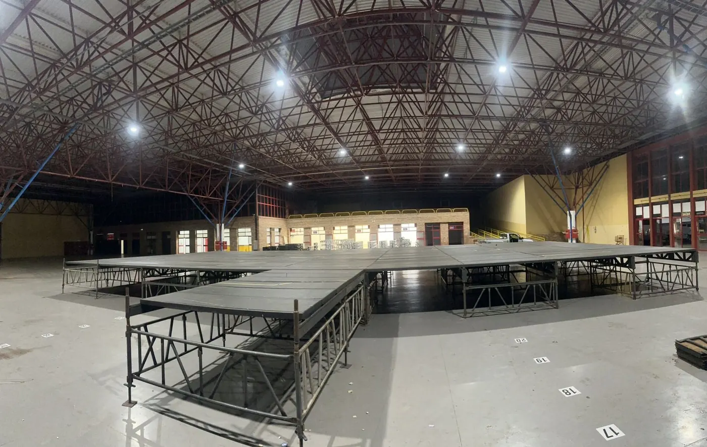 Estrutura interna montada